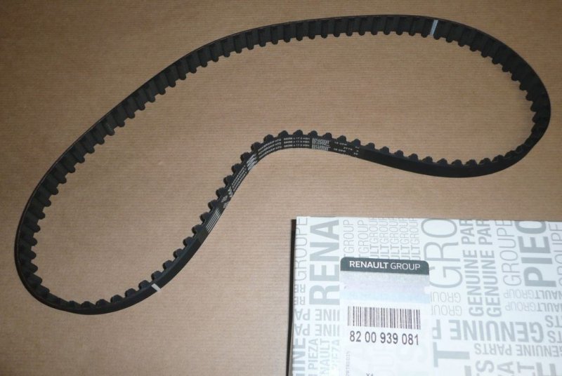 Original  Courroie de distribution 96 dents 17mm 1.9DTIR Renault Clio II, Renault Kangoo I, II, Renault Megane, Renault Scenic, Renault 19, Dacia Lodgy, Dacia Logan I, II, Dacia Sandero I, II 1.4/1.6 , 8200939081