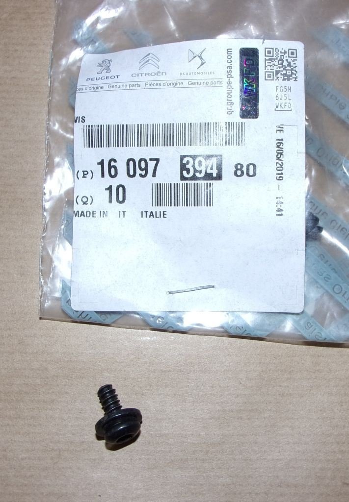 VIS DE PROTECTION SOUS MOTEUR Citroën Jumper TROIS ,  1609739480