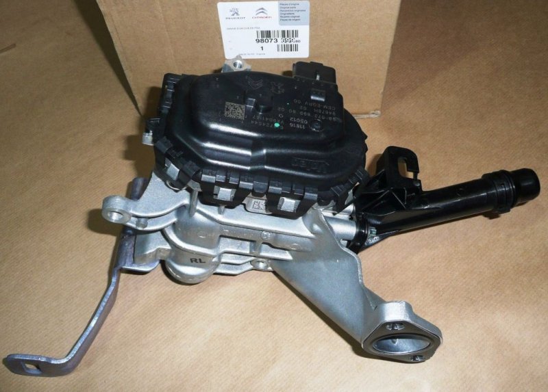 Soupape EGR Citroën Berlingo, Citroën C3, Peugeot 208, Peugeot 301 1.6 HDI, 9833095880, 9833095880, 