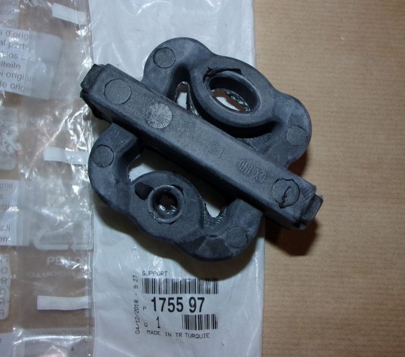 Support de silencieux Peugeot 206, 1755.97, 175597