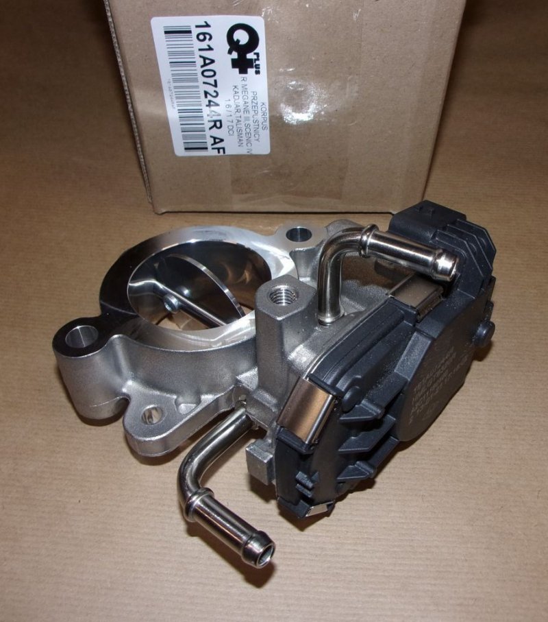 Corps de papillon Renault Scenic III 1.6DCI, 161A07244R, 