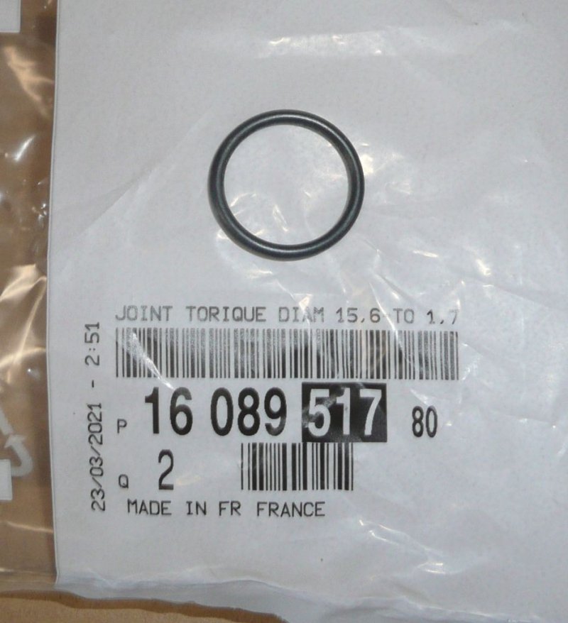 JOINT DE CONDUITE TURBO Citroën C4 II ,  1608951780