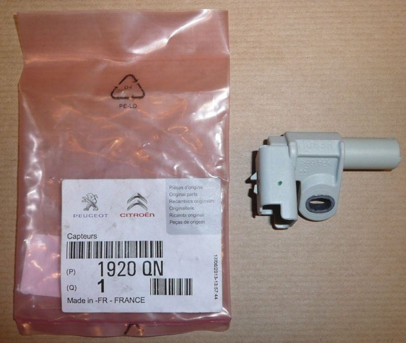 Capteur de position d'arbre à cames Citroën C2, Citroën C4, Peugeot 206, Peugeot 308, 1920.QN, 1920QN