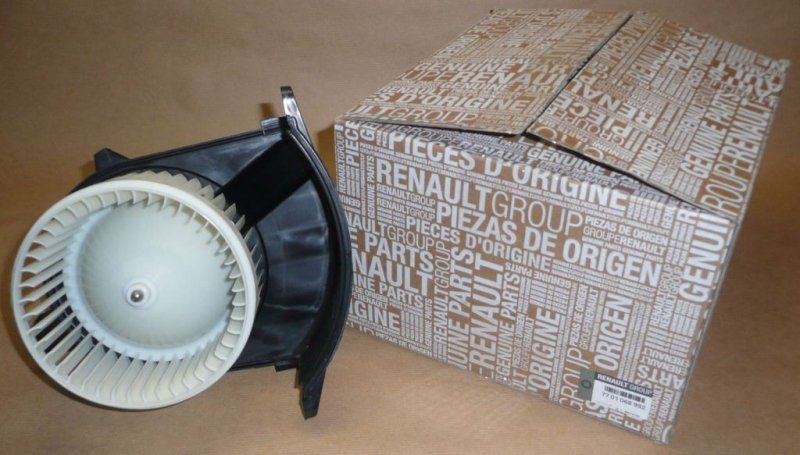 Original  Soufflerie de chauffage Renault Kangoo II ,  7701068992