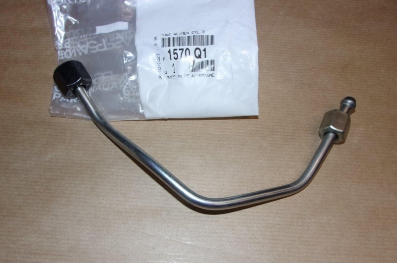 Conduite d'injection Citroën C2, Citroën C3, Citroën C4, Peugeot 207 1.6 HDI, 1570.Q1, 1570Q1