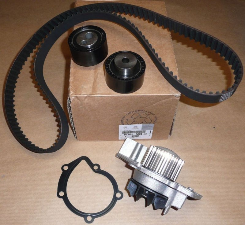 Kit de distribution POMPE C BERLINGO, P206, 307 Citroën C4, C5, JUMPY I, II, XSARA II, XSARA PICASSO, EVASION, P306, 406, 607, 806, EXPERT, PARTNER 2.0HDI DW10TD ,  1609524780