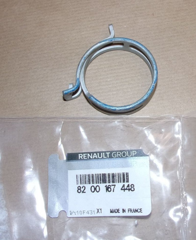 Original  Collier de serrage du tuyau de refroidissement Renault Trafic 3Trafic III , 8200167448