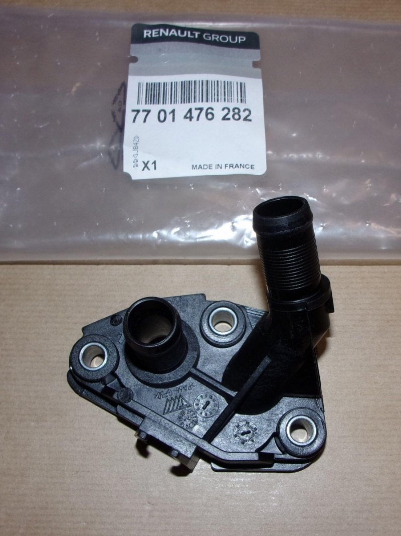 Original  Boîtier de thermostat Renault Clio II, III 1.5dci Renault Kangoo, Renault Mégane II, Dacia Logan 98-05 ,  7701476282