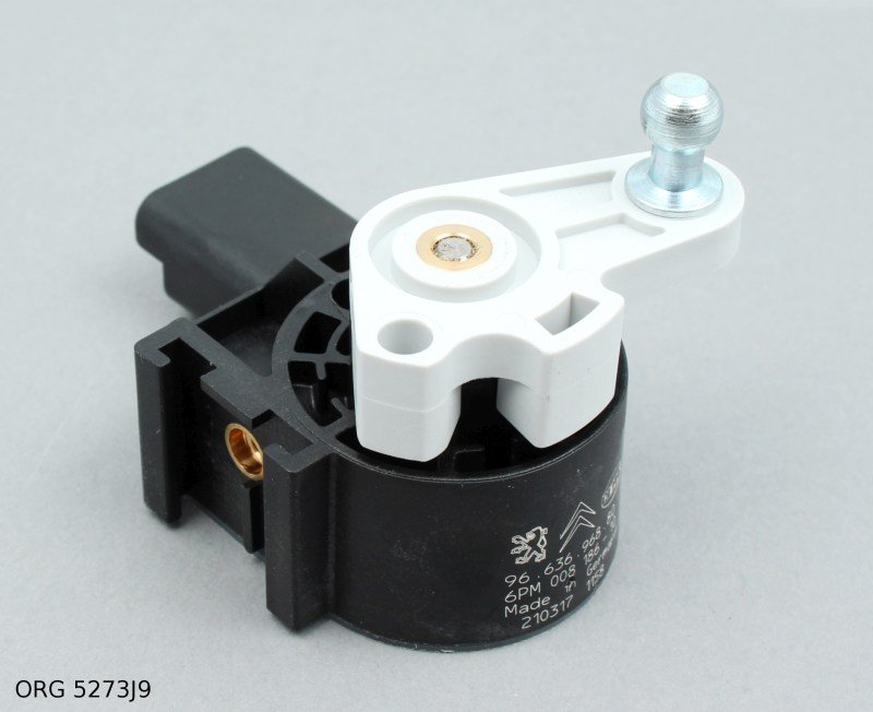 Capteur de hauteur de phare arrière d'origine Citroën C5 III Peugeot 508, 5273.J9, 5273J9, 9663696880