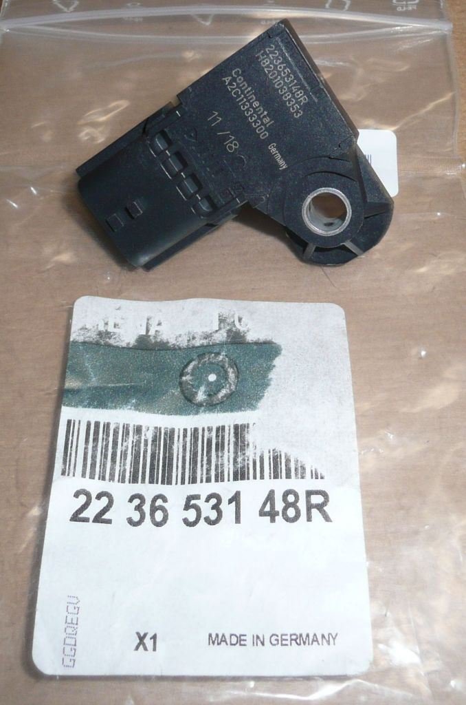 Capteur de pression de suralimentation - Capteur MAP 1.6DC, 223653148R, 