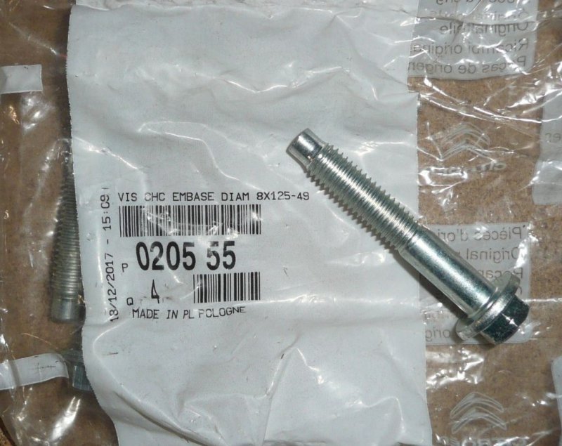 Boulon de culasse Citroën Jumper III, 0205.55, 020555