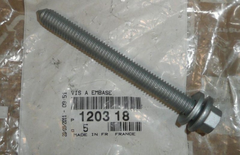 Boulon de pompe à eau Citroën C5 III M8x125, 1203.18, 120318