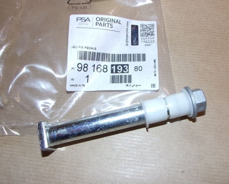 Kit de réparation de pédale de frein Citroën Jumpy IV, 9816819380, 9816819380, 