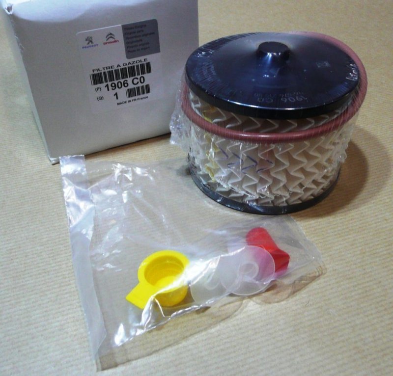 Filtre à carburant Citroën C4 2.0 HDI 16V, 1906.C0, 1906C0