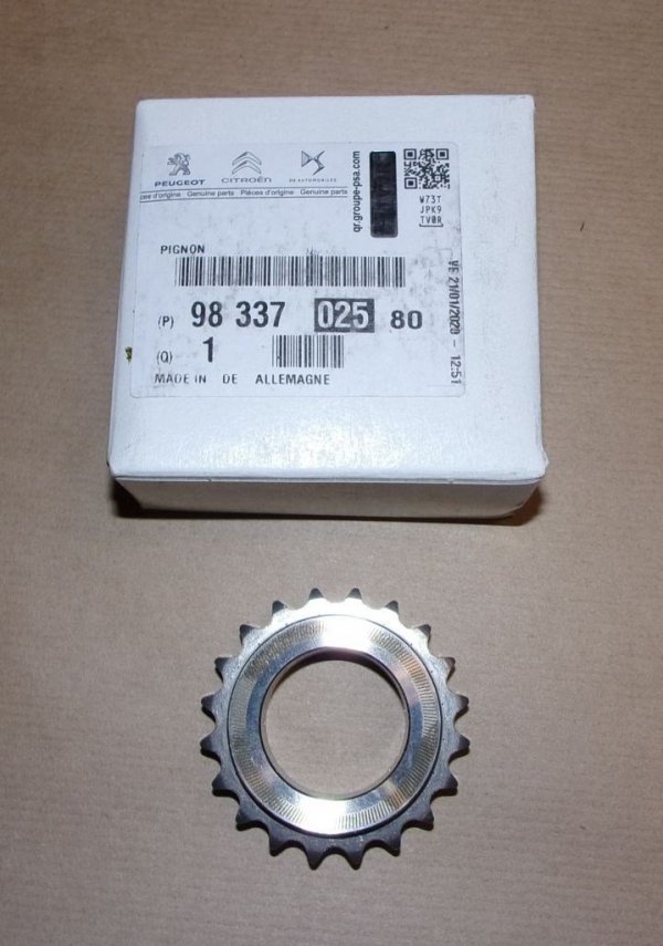 Citroën Peugeot pignon vilebrequin Citroën C4 Peugeot 207 208 308 508 RCZ 1,6 16V 9833702580 0513C8