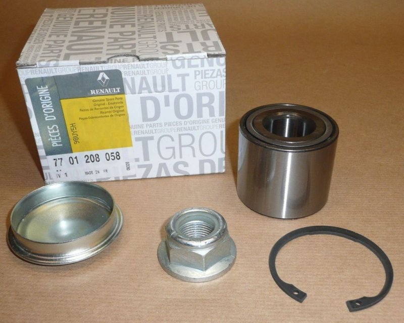 Original  Roulement de roue arrière Renault Clio III, Renault Modus ,  7701208058