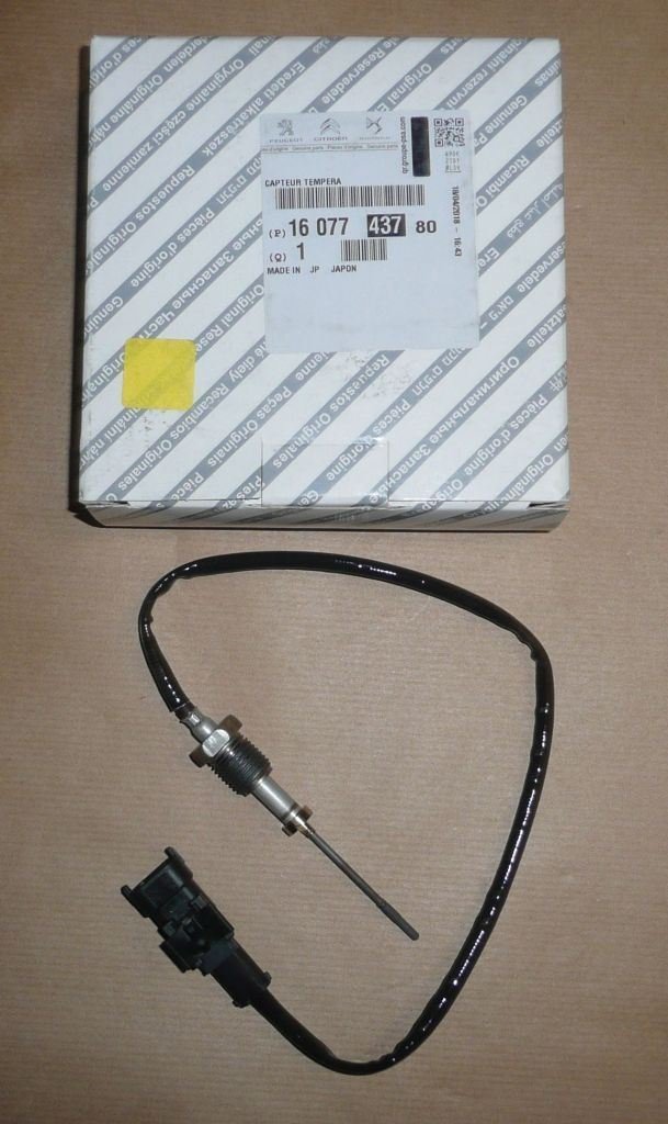 CAPTEUR DE TEMPÉRATURE DES GAZ D'ÉCHAPPEMENT Citroën Jumper III 3.0HDI P BOXER II,III 3.0HDI 10|} EURO 5 FAP ,  1607743780
