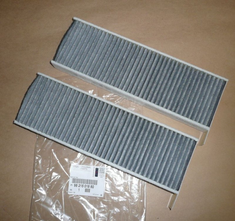 Filtre d'habitacle Citroën Berlingo III, Citroën C4 Picasso, 9821501880, 9821501880, 