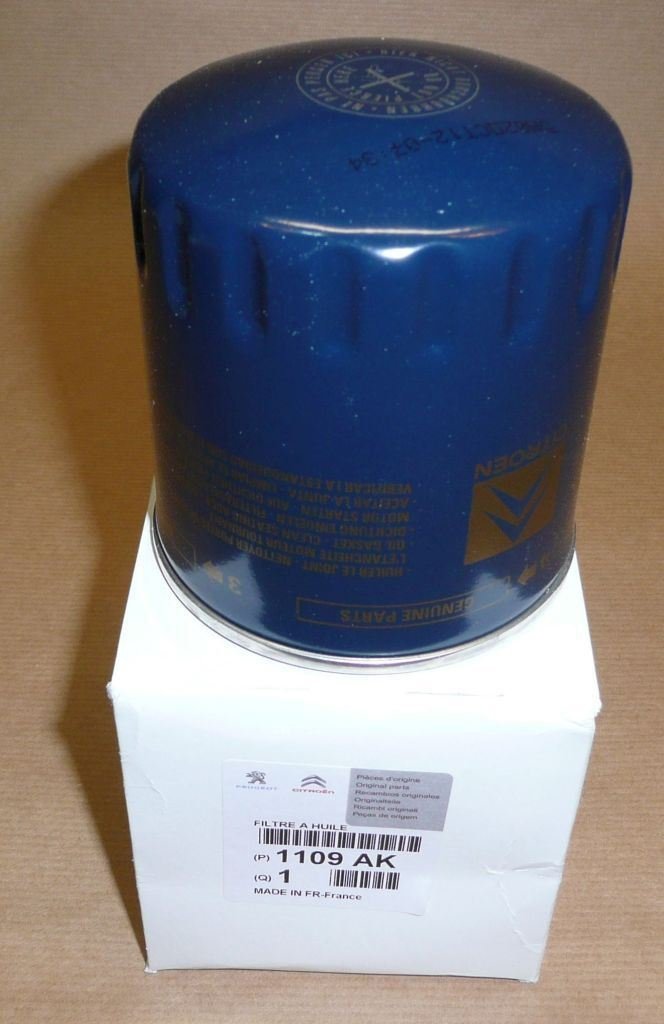 Filtre à huile Peugeot Boxer, 605 2.5TD/3.0I, 1109.AK, 1109AK