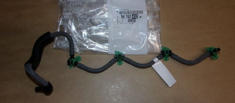 Conduite de retour d'injection Citroën C3, C4 1.6 HDI, 9676245280, 9676245280, 