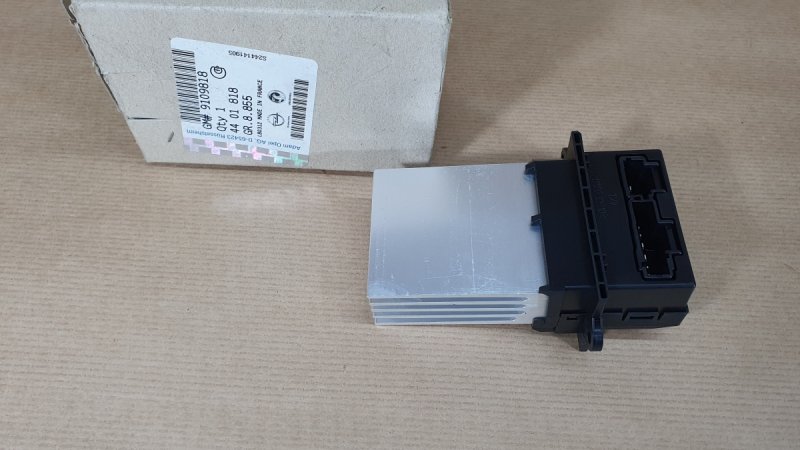 Résistance de ventilateur d'habitacle d'origine Opel Movano A, 9109818 , 7701045870 , 1649658080