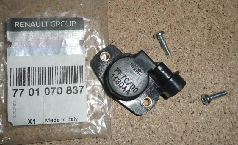 Original  Capteur de position du papillon Renault Clio II, III Citroën AX, Berlingo, Saxo, Xantia, Xsara, Xsara Picasso, ZX, Peugeot 106 I, II, 205, 206, 306, 406, Partner, Renault Master II, III, Modus, Trafic II, Twingo I, II, Dacia Logan, Sandero ,  