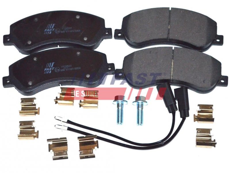 PLAQUETTES DE FREIN FORD TRANSIT 06> AVANT 2-CAPTEURS 330/350