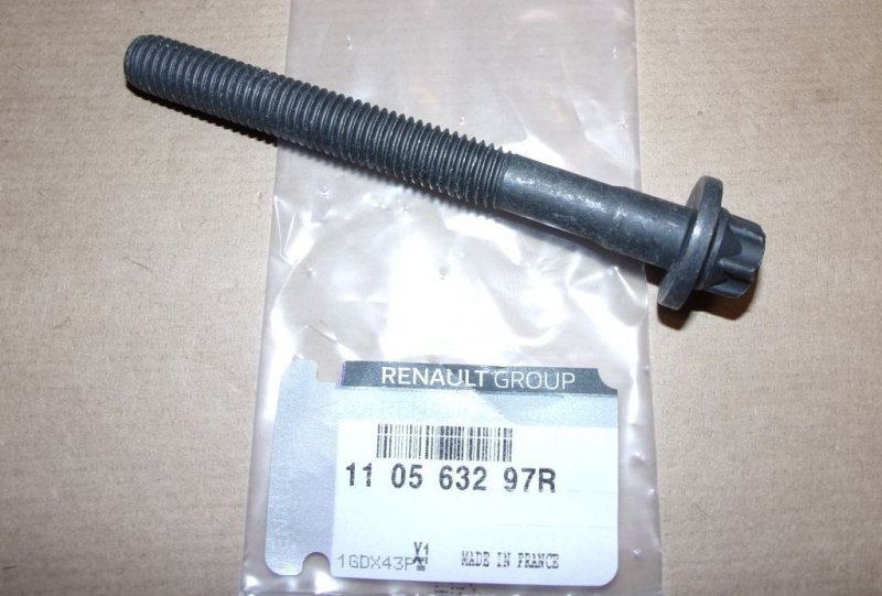 Boulon de culasse Dacia Logan I, 110563297R, 