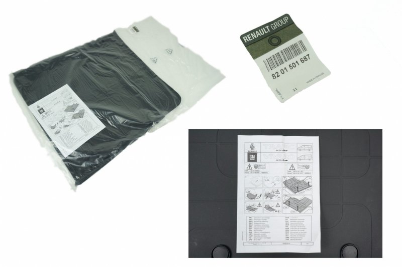 OE d’origine tapis de sol en caoutchouc Opel Vivaro B Renault Trafic , 95599414 , 8201501687