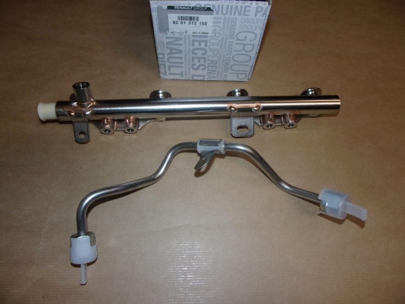 Original  Rampe d'injection Renault Clio IV, Captur 1.2TCER Kadjar, Kangoo II, Mégane III, IV, Scénic III, IV, Dacia Dokker, Duster I, II, Lodgy , 8201313150