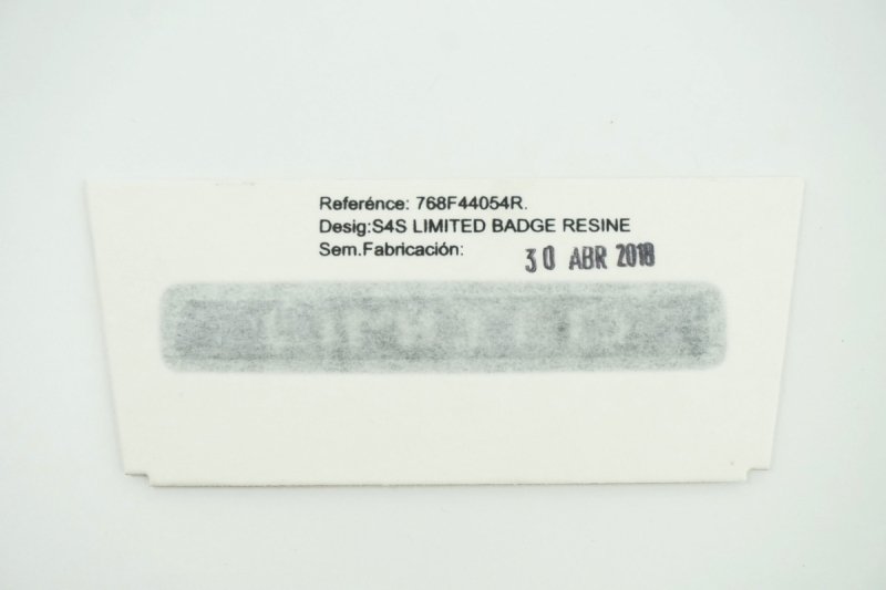 Pièce d'origine Emblème Logo Limited pour Renault , 768F44054R