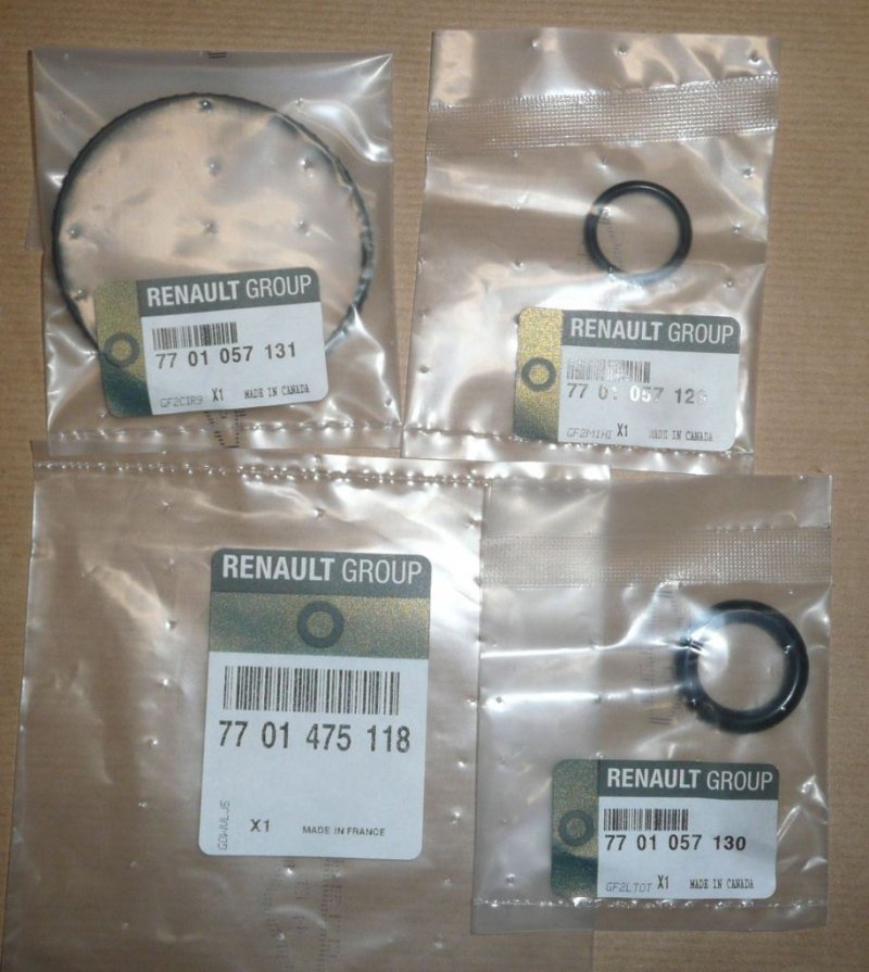 Original  Joints de radiateur d'huile 1.5 DCI ,  7701475118