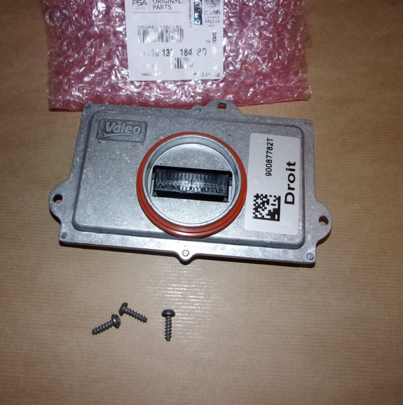 Module de phare Peugeot 508 droit  ,  1613518480