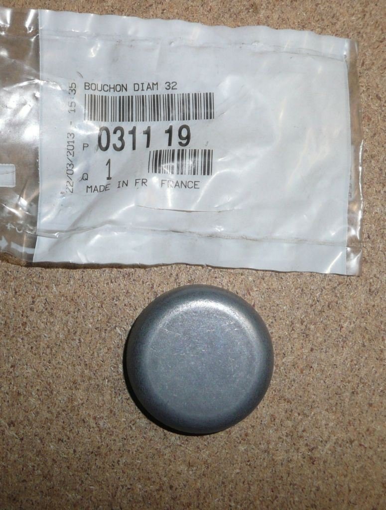 Bouchon de bloc moteur Citroën C5 III, 0311.19, 031119