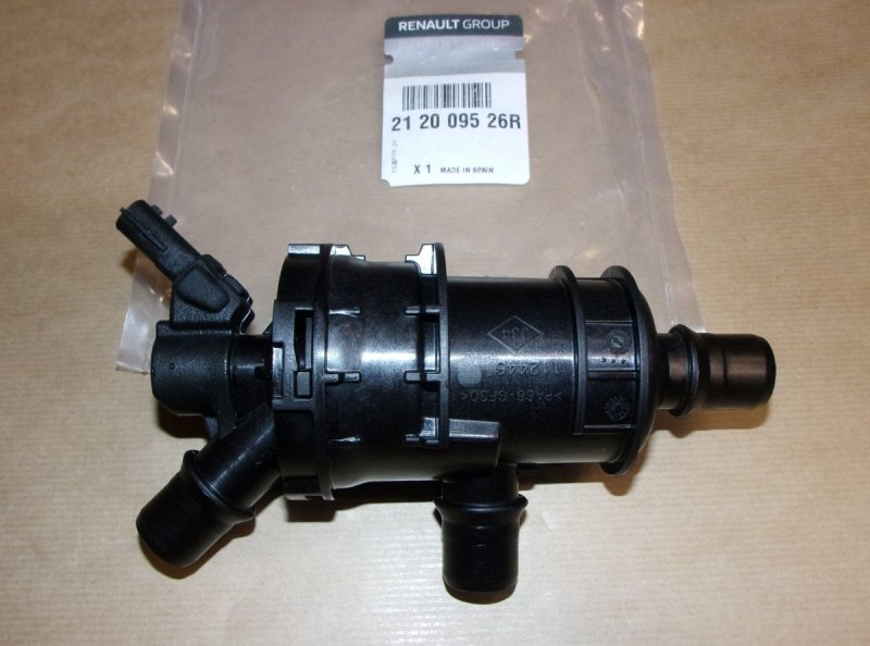 Électrovanne de chauffage Dacia Duster 1.5 DCI, 212009526R, 