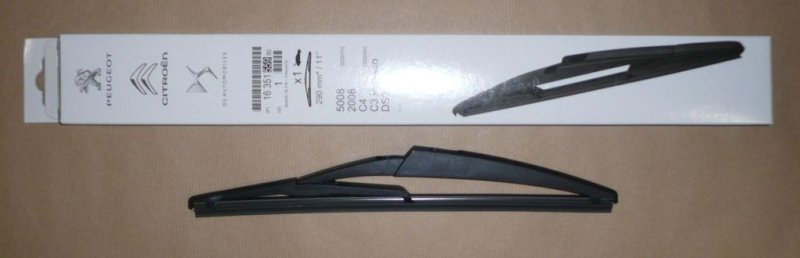 Balai d'essuie-glace arrière Citroën C2, Citroën C3, Citroën C5 II  ,  1635155980