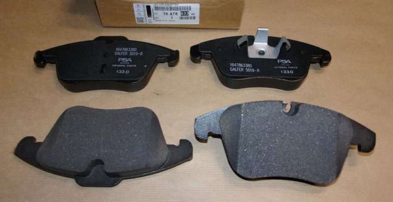 Original  Plaquettes de frein avant Peugeot 508 ,  1647863380