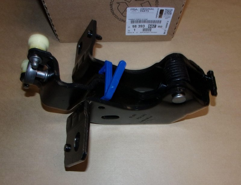 Chariot central des portes latérales Citroën Jumpy IV, 9839368280, 9839368280, 