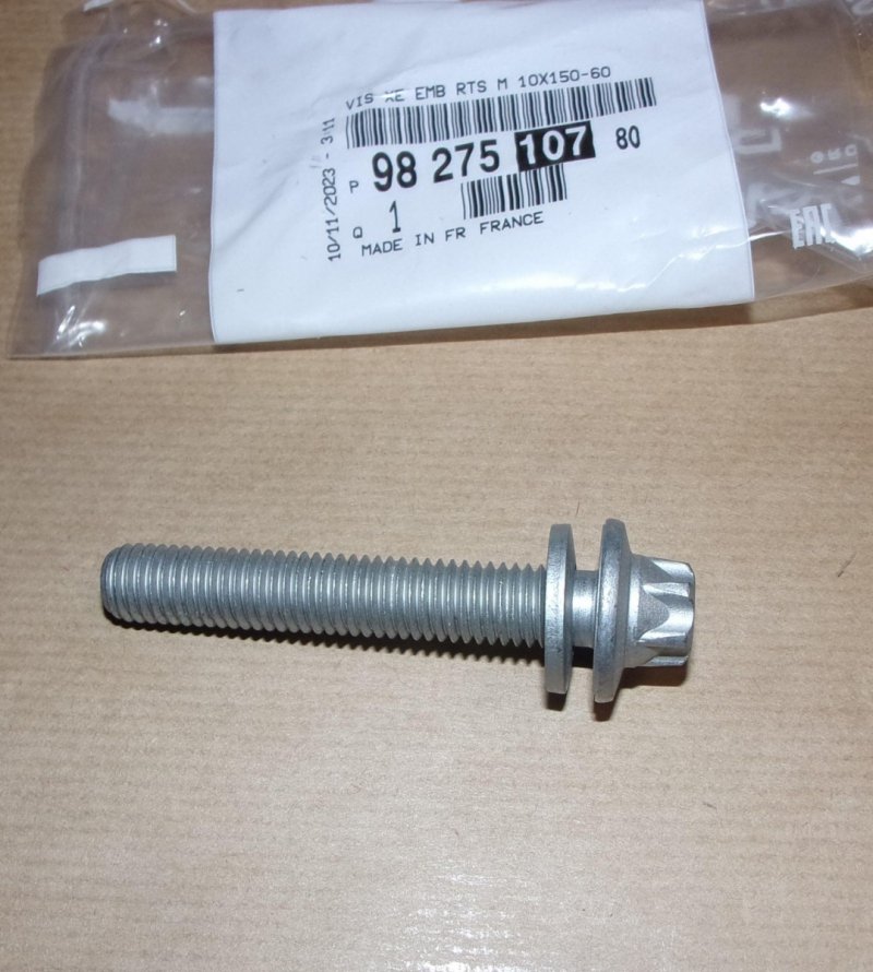 Boulon de fixation du moteur Citroën Berlingo III, 9827510780, 9827510780,