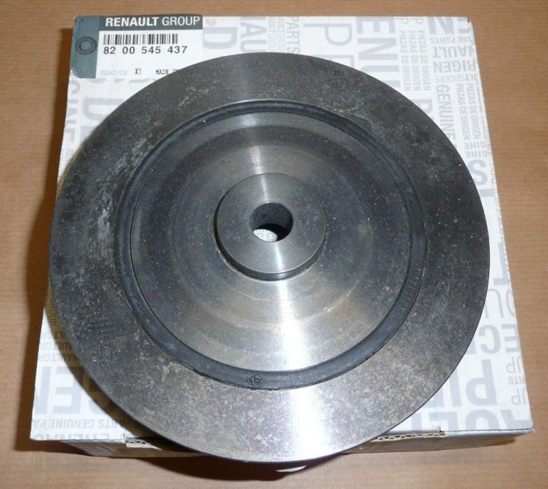 Original  Poulie de vilebrequin Renault 9, 19, Kangoo 1.9D/TD, Clio 1.2, Mégane, Rapid, 21, Trafic 1.9D/TD/TDI F8Q PK6 12x132x136 , 8200545437