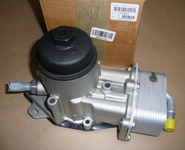 Boîtier de filtre à huile d'origine Citroën Peugeot 2,0 16v rfj C/P C4 C5 308 407 807, 1103n3, 1103.n3