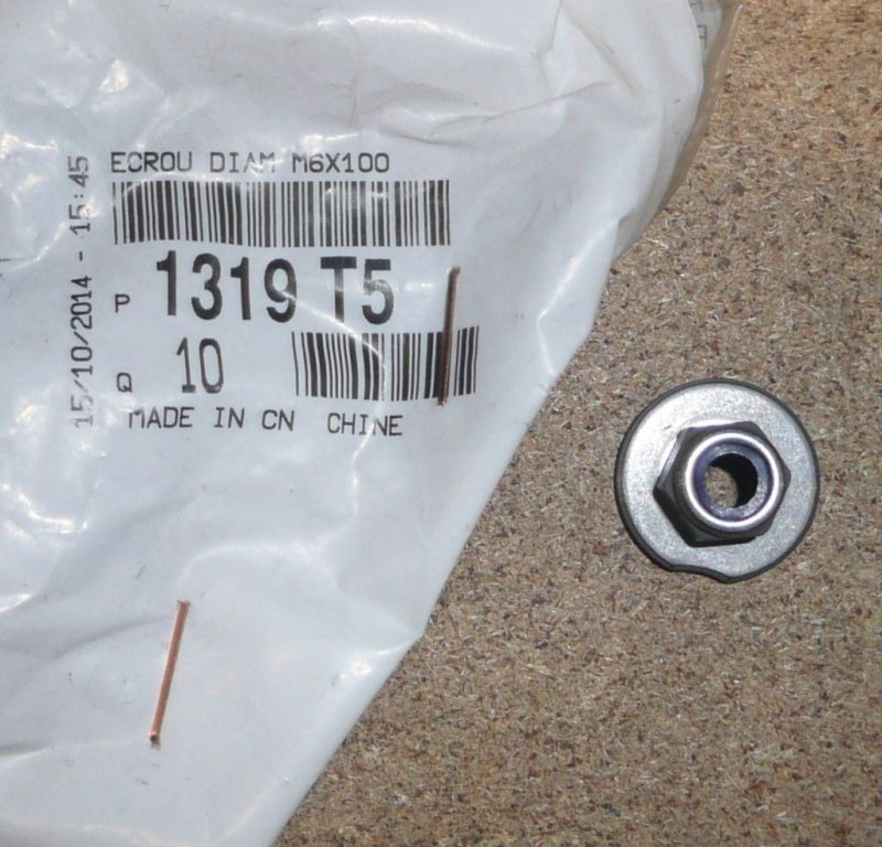 Écrou M6x100, 1319.T5, 1319T5