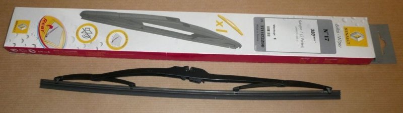 Original  Balai d'essuie-glace arrière Renault Kangoo porte 380mm , 7711172298