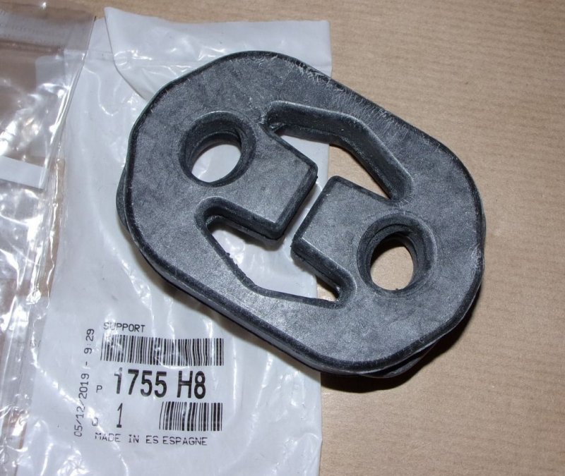 Support de silencieux Citroën C5 III, 1755.H8, 1755H8