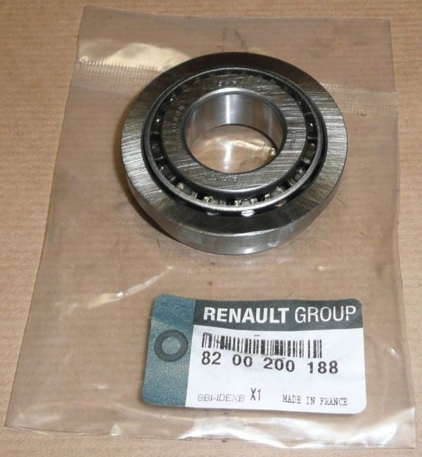 Roulement de boîte de vitesses d'origine 25x59x18,75 Renault Master Espace PK5 PK6, 8200200188, 8200061679, ec 35116, ec35116