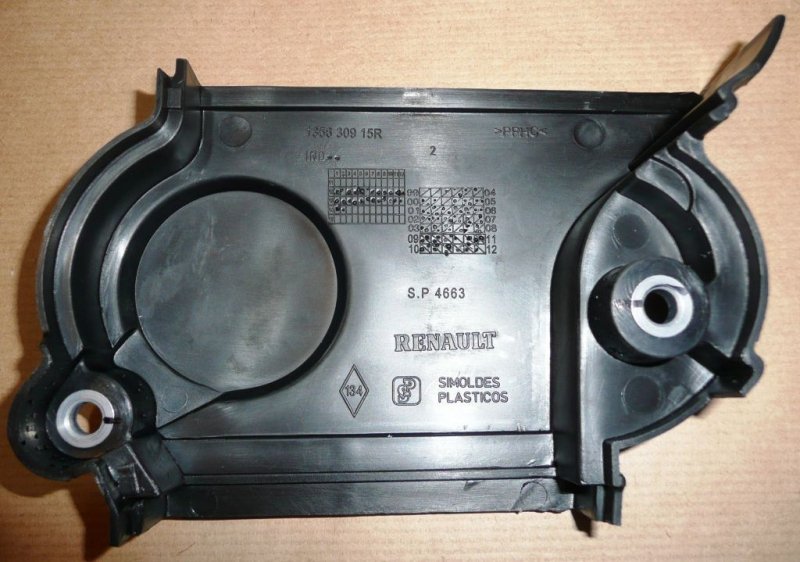 Couvercle de distribution Renault Clio II 1.2 16V, 135630915R, 