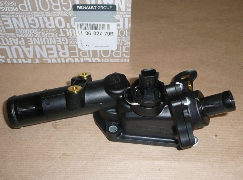 Boîtier de thermostat Renault Clio IV 1.5DCI, 110602770R, 