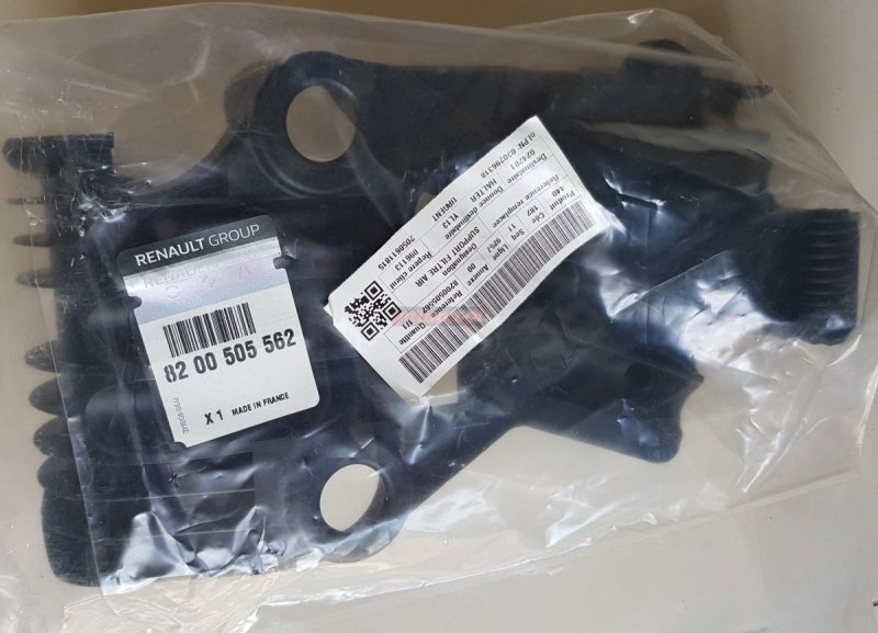 Support d'origine pour filtre à air Renault Master 03-, 1653800QAL, 8200505562