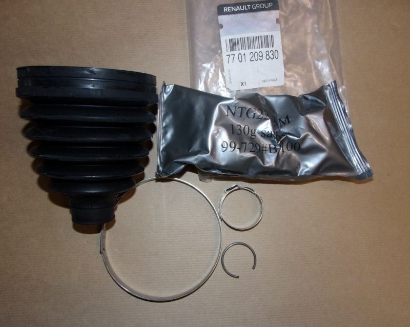 Original  Kit de protection de joint Renault Captur, Fluence berline/break Renault Arkana, Laguna III, Megane III, Scenic III ,  7701209830