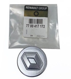 Original bouchon de roue 55 mm pour jante en aluminium Renault, 7700417172